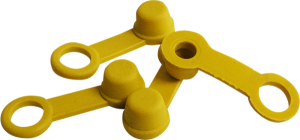 Brake Bleeder Caps Yellow
