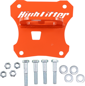 Tow Hook Orange, Powder-coated