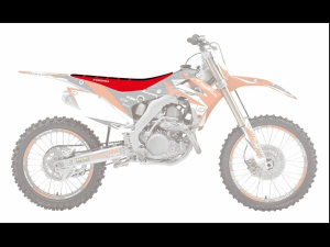 Zebra Seat Cover Red, 2, nordicamoto.ro