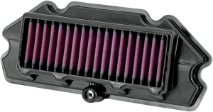 High-flow Air Filter Black, Red, 1, nordicamoto.ro