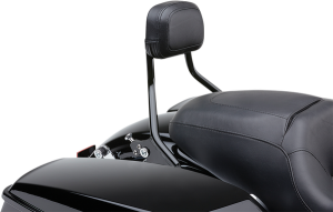 Short Detachable Backrest Black, 1, nordicamoto.ro