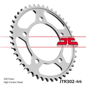 JT SPROCKETS Induction Hardened Black Zinc Finish Rear Sprocket Black, Zinc 