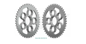 Standard Sprocket Rear 520 Zinc Plated 