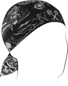 Bandana Zan Headgear Flydanna Biker Skull