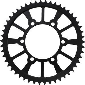 MOOSE RACING Pinion spate din aluminiu, negru 