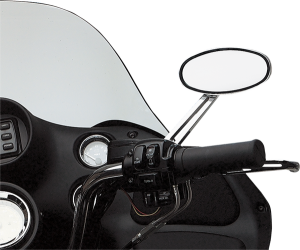 Stealth Mirror With Dual Intensity Leds Silver, Chrome, 1, nordicamoto.ro
