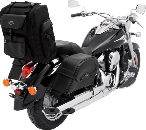 S2200e Expandable Sissy Bar Bag Black, 3, nordicamoto.ro