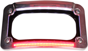Led License Plate Frame White