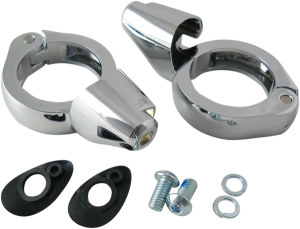 Turn Signal Fork Clamps Chrome