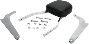 Square Sissy Bar Kit Chrome, 1, nordicamoto.ro