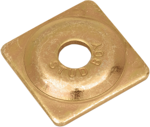 Square Backer Plates Gold, 1, nordicamoto.ro
