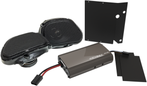 225-watt Amp/front Speaker Kit Black, Gray