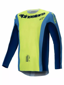 Tricou Alpinestars Techstar Melt Blue/Yellow