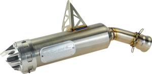 Apx Aluminium Slip-on Muffler Silver 