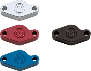 MOOSE RACING E-brake Block-off Plate Blue, 1, nordicamoto.ro