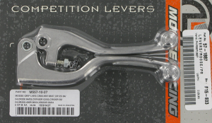 MOOSE RACING Competition Lever Clear, Silver, 2, nordicamoto.ro