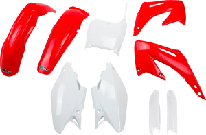 Full Body Replacement Plastic Kit Red, White