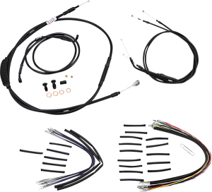Jail Bar Cable Kit Black, 1, nordicamoto.ro