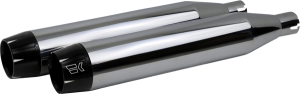 3-1/2(r) Softail Shredder Mufflers Chrome