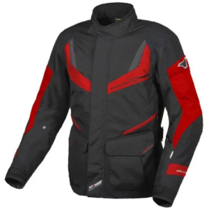Geaca textil touring MACNA RANCHER L Negru/Rosu, 5, nordicamoto.ro