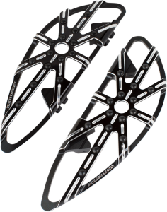 Adjustable Driver Floorboards Silver, 1, nordicamoto.ro