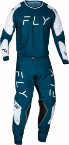 Combo Echipament Mx/Enduro Fly Evolution Albastru/Alb