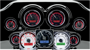 Mvx-8k Series Analog/digital Gauge Kit Black, White, 4, nordicamoto.ro