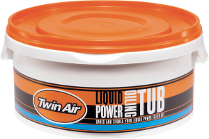Liquid Power Filter Oil And Oiling Tub Orange, White 