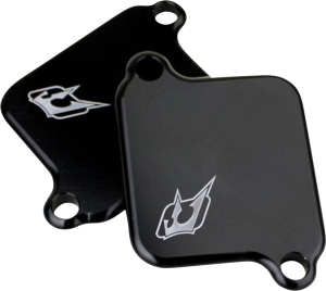 Engine Block Off Plates Black, 1, nordicamoto.ro