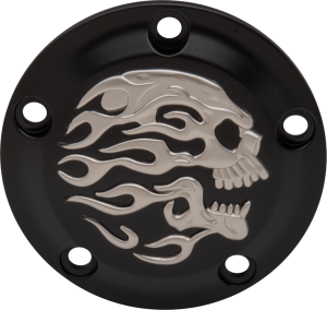 Flaming Point Cover Black, Silver