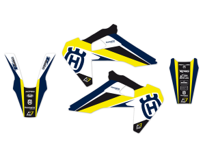 Dream 4 Graphics Kit Black, Blue, White, Yellow