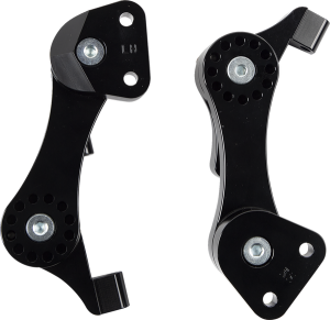 Adjustable Passenger Floorboard Mounts Black, 2, nordicamoto.ro