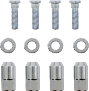 Wheel Stud/nut Kit Silver, 1, nordicamoto.ro