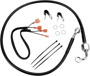 Stainless Steel Brake Line Kit Black