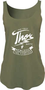 Women's Thunder Tank Top Green  S, 4, nordicamoto.ro