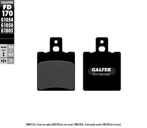 Brake Pad Orcanic, 1, nordicamoto.ro