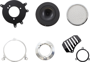 Air Cleaner Kit Silver, 2, nordicamoto.ro