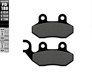 Brake Pad Orcanic, 1, nordicamoto.ro