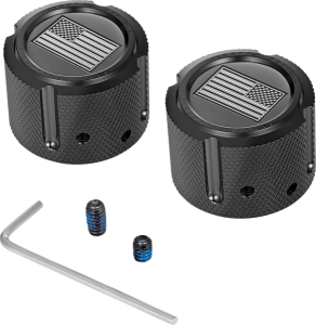 Front Axle Nut Cover Black, 2, nordicamoto.ro