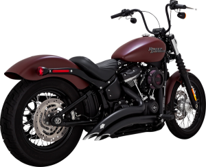 Big Radius Exhaust System Black, Mild Steel, 5, nordicamoto.ro