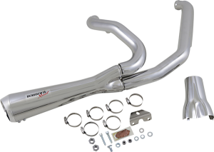 Road Rage 2:1 Short Exhaust System Chrome