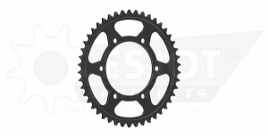 Standard Sprocket Rear 525 Black , nordicamoto.ro