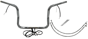 Plug & Play Ez Install 1-1/4(r) Round Top Handlebar Kit Silver, 3, nordicamoto.ro