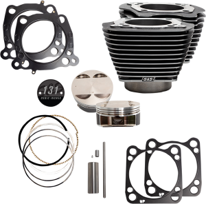 131(r) Stroker Cylinder And Piston Kit Black, 2, nordicamoto.ro