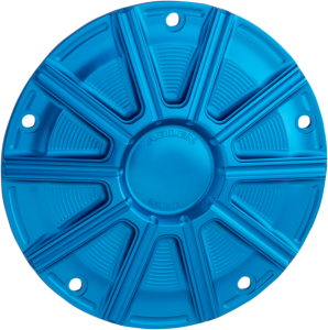 10-gauge Derby Cover Blue Anodized