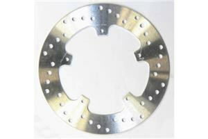 Brake Rotor D-series Fixed Round Scooter Silver, Stainless Steel