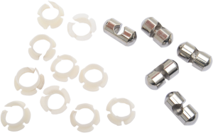 Clutch/brake Cable Anchor Pin And Bushings Kit Silver