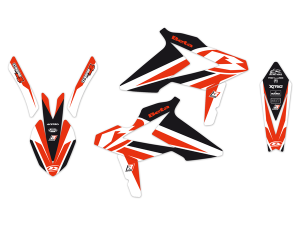 Set grafic Dream 4: negru, portocaliu, alb, 3, nordicamoto.ro