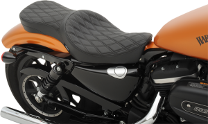 2-up Double Bucket Vinyl Seat Black, 2, nordicamoto.ro