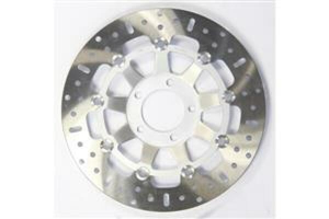 Floating Brake Rotor Silver, Stainless Steel